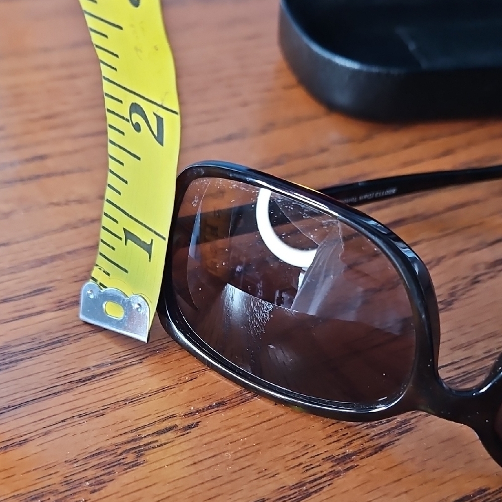 Coach Rectangular Tortoise Shell Sunglasses - Picture 12 of 12